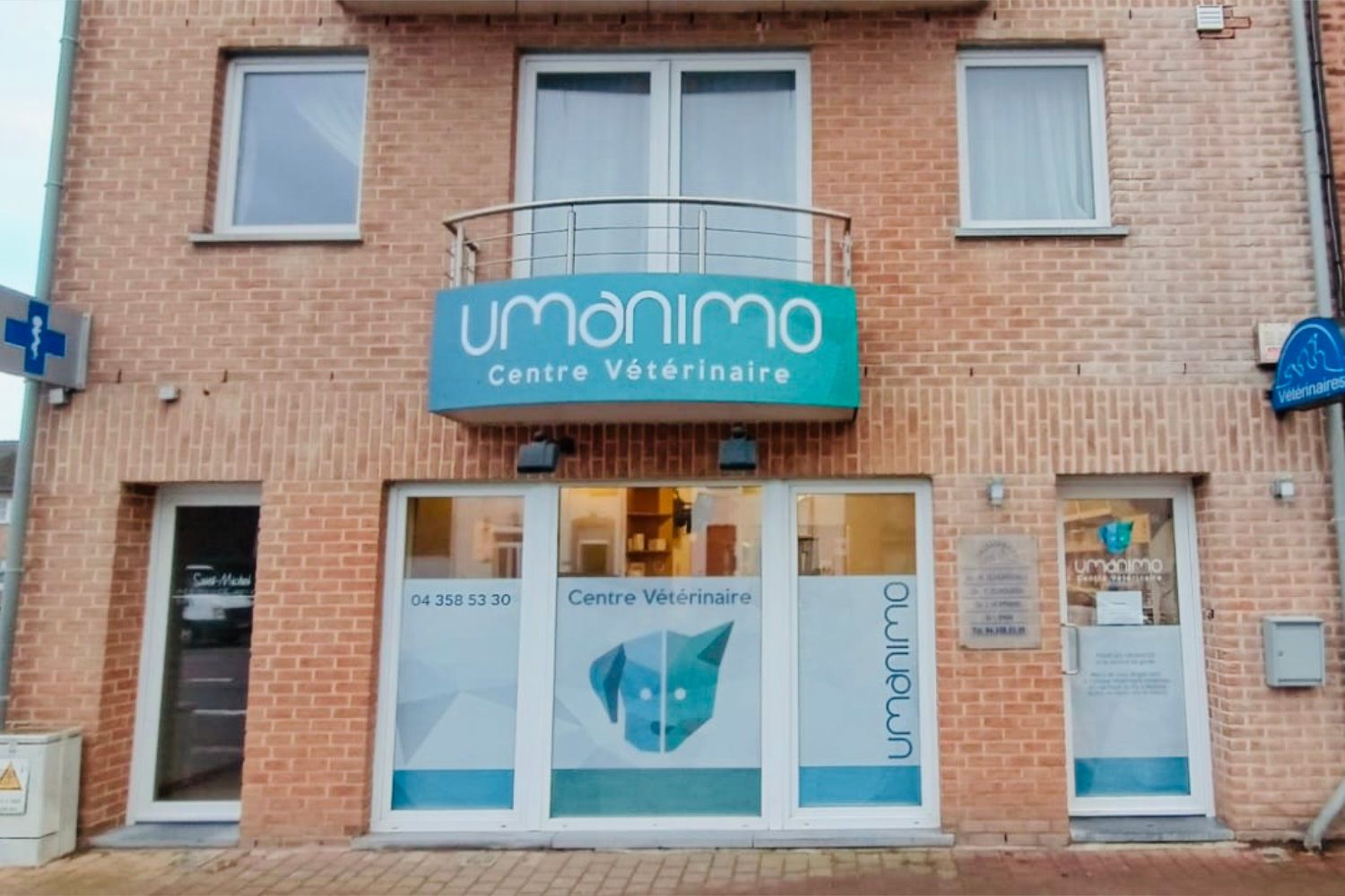 Umanimo Fleron Façade du centre vétérinaire Umanimo de Fléron